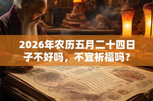 2026年农历五月二十四日子不好吗,不宜祈福吗? 2026年农历五月二十四日子不好吗,不宜祈福吗?