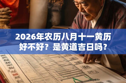 2026年农历八月十一黄历好不好?是黄道吉日吗? 2026年农历八月十一黄历好不好?是黄道吉日吗?