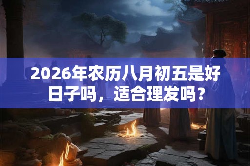 2026年农历八月初五是好日子吗，适合理发吗？