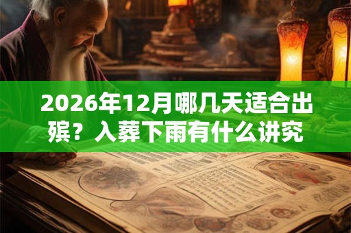 2026年12月哪几天适合出殡？入葬下雨有什么讲究