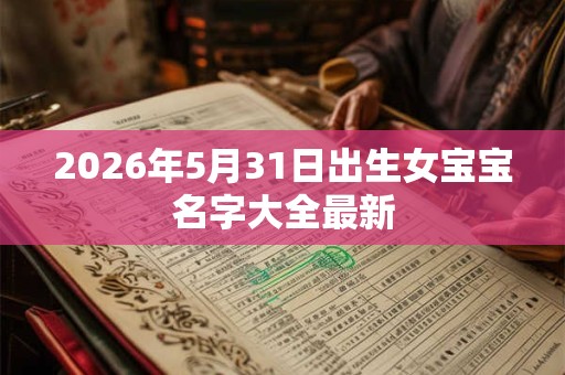 2026年5月31日出生女宝宝名字大全最新 2026年5月31日出生女宝宝名字大全最新