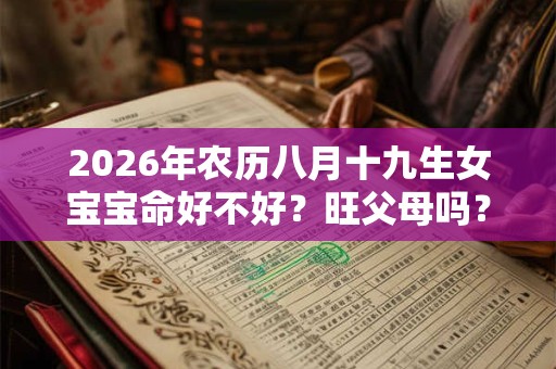 2026年农历八月十九生女宝宝命好不好?旺父母吗? 2026年农历八月十九生女宝宝命好不好?旺父母吗?