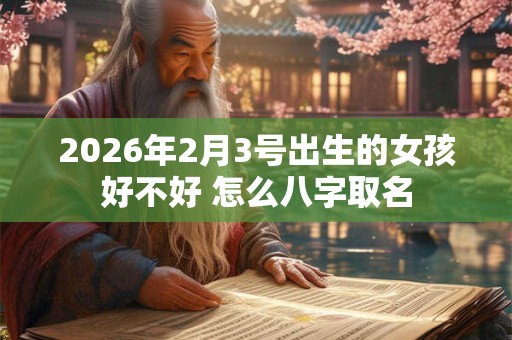 2026年2月3号出生的女孩好不好 怎么八字取名