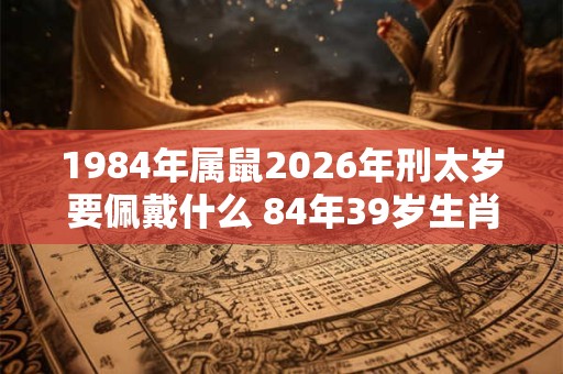 1984年属鼠2026年刑太岁要佩戴什么 84年39岁生肖鼠犯太岁怎么化解 1984年属鼠2026年刑太岁要佩戴什么 84年39岁生肖鼠犯太岁怎么化解