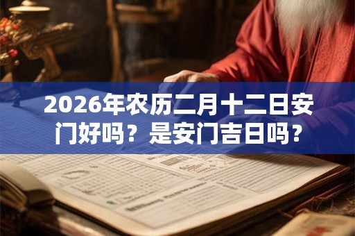 2026年农历二月十二日安门好吗?是安门吉日吗? 2026年农历二月十二日安门好吗?是安门吉日吗?