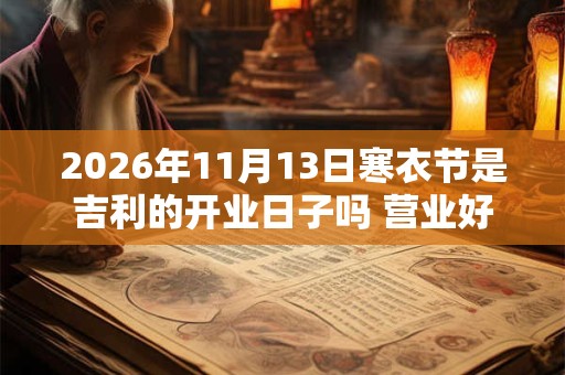 2026年11月13日寒衣节是吉利的开业日子吗 营业好不好