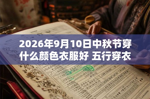2026年9月10日中秋节穿什么颜色衣服好 五行穿衣最佳色 2026年9月10日中秋节穿什么颜色衣服好 五行穿衣最佳色