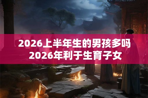 2026上半年生的男孩多吗 2026年利于生育子女 2026上半年生的男孩多吗 2026年利于生育子女