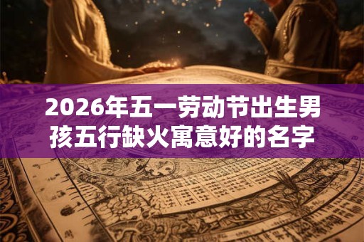 2026年五一劳动节出生男孩五行缺火寓意好的名字