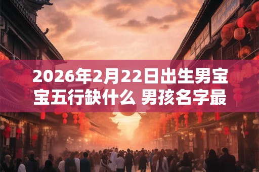 2026年2月22日出生男宝宝五行缺什么 男孩名字最新免费版 2026年2月22日出生男宝宝五行缺什么 男孩名字最新免费版