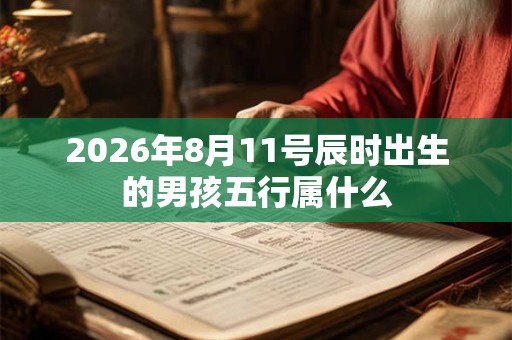 2026年8月11号辰时出生的男孩五行属什么 2026年8月11号辰时出生的男孩五行属什么