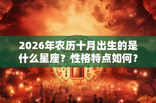 2026年农历十月出生的是什么星座?性格特点如何? 2026年农历十月出生的是什么星座?性格特点如何?