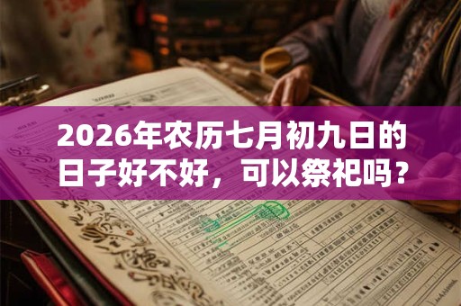 2026年农历七月初九日的日子好不好,可以祭祀吗? 2026年农历七月初九日的日子好不好,可以祭祀吗?