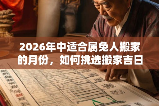 2026年中适合属兔人搬家的月份,如何挑选搬家吉日 2026年中适合属兔人搬家的月份,如何挑选搬家吉日