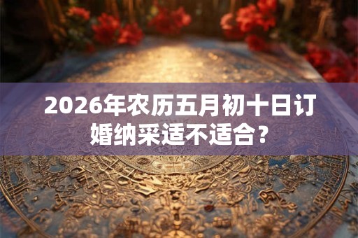 2026年农历五月初十日订婚纳采适不适合? 2026年农历五月初十日订婚纳采适不适合?