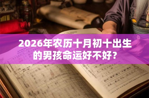 2026年农历十月初十出生的男孩命运好不好? 2026年农历十月初十出生的男孩命运好不好?