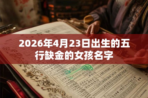 2026年4月23日出生的五行缺金的女孩名字 2026年4月23日出生的五行缺金的女孩名字