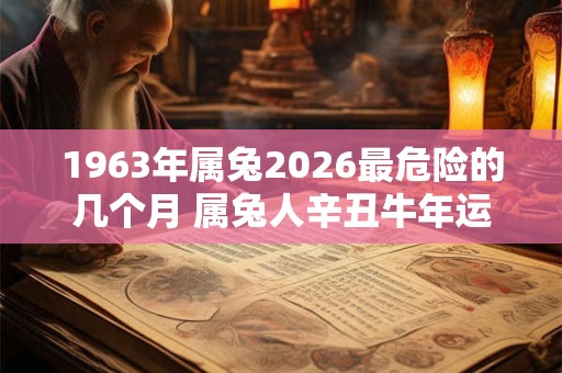 1963年属兔2026最危险的几个月 属兔人辛丑牛年运势 1963年属兔2026最危险的几个月 属兔人辛丑牛年运势