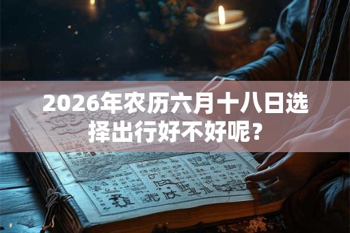 2026年农历六月十八日选择出行好不好呢? 2026年农历六月十八日选择出行好不好呢?