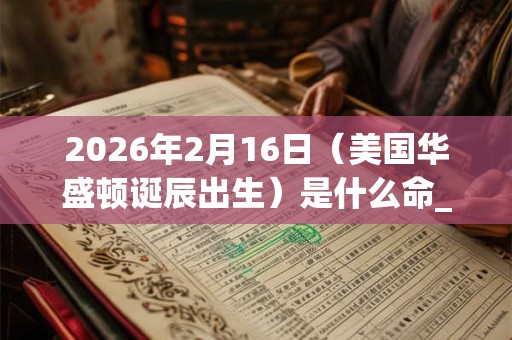 2026年2月16日（美国华盛顿诞辰出生）是什么命_命运如何