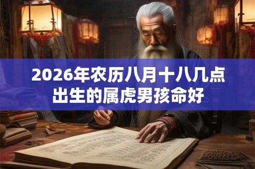 2026年农历八月十八几点出生的属虎男孩命好 2026年农历八月十八几点出生的属虎男孩命好