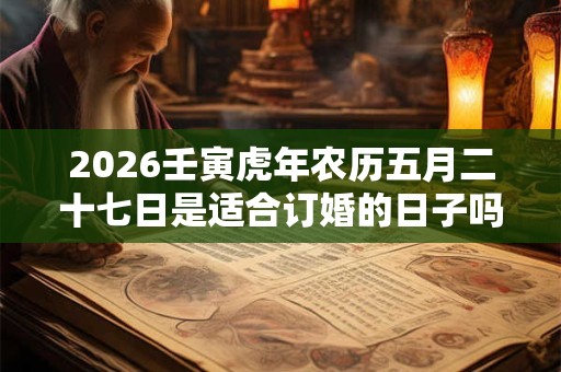 2026壬寅虎年农历五月二十七日是适合订婚的日子吗? 2026壬寅虎年农历五月二十七日是适合订婚的日子吗?
