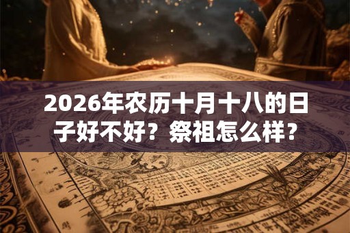 2026年农历十月十八的日子好不好？祭祖怎么样？