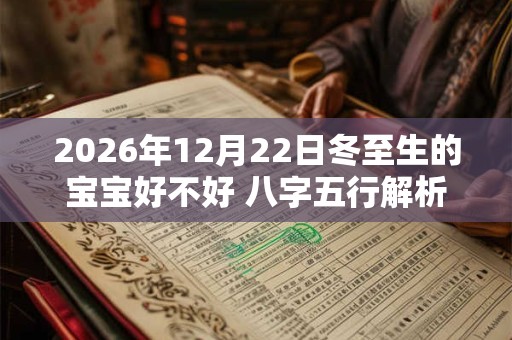 2026年12月22日冬至生的宝宝好不好 八字五行解析 2026年12月22日冬至生的宝宝好不好 八字五行解析