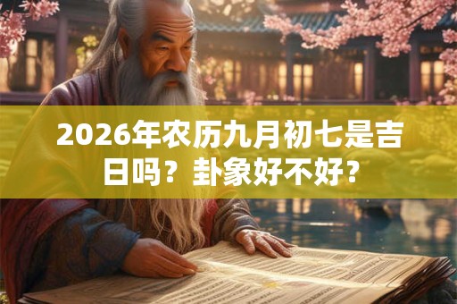 2026年农历九月初七是吉日吗？卦象好不好？