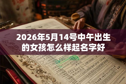 2026年5月14号中午出生的女孩怎么样起名字好