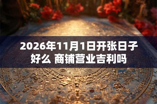 2026年11月1日开张日子好么 商铺营业吉利吗 2026年11月1日开张日子好么 商铺营业吉利吗