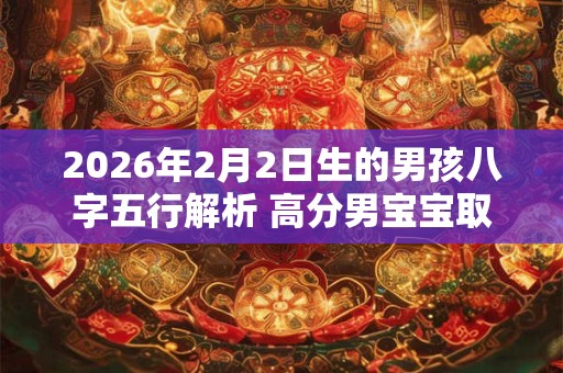 2026年2月2日生的男孩八字五行解析 高分男宝宝取名字