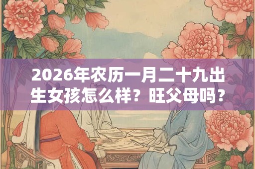 2026年农历一月二十九出生女孩怎么样?旺父母吗? 2026年农历一月二十九出生女孩怎么样?旺父母吗?