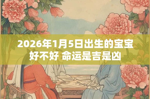 2026年1月5日出生的宝宝好不好 命运是吉是凶 2026年1月5日出生的宝宝好不好 命运是吉是凶