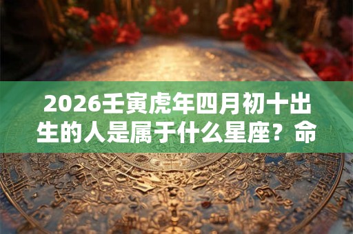 2026壬寅虎年四月初十出生的人是属于什么星座？命运如何？