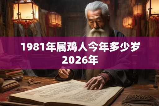 1981年属鸡人今年多少岁2026年