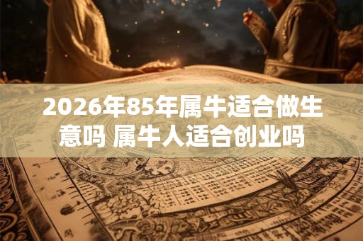 2026年85年属牛适合做生意吗 属牛人适合创业吗