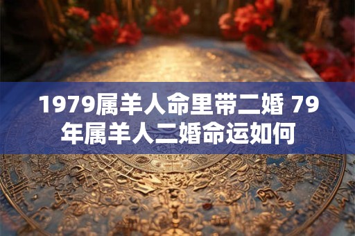 1979属羊人命里带二婚 79年属羊人二婚命运如何 1979属羊人命里带二婚 79年属羊人二婚命运如何
