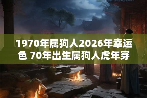1970年属狗人2026年幸运色 70年出生属狗人虎年穿什么颜色衣服好 1970年属狗人2026年幸运色 70年出生属狗人虎年穿什么颜色衣服好