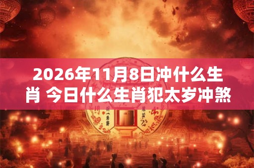 2026年11月8日冲什么生肖 今日什么生肖犯太岁冲煞查询: 2026年11月8日冲什么生肖 今日什么生肖犯太岁冲煞查询: