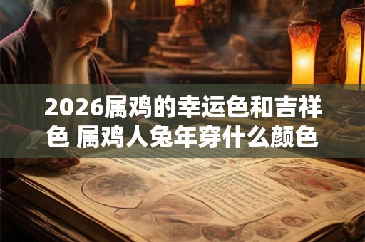 2026属鸡的幸运色和吉祥色 属鸡人兔年穿什么颜色吉利