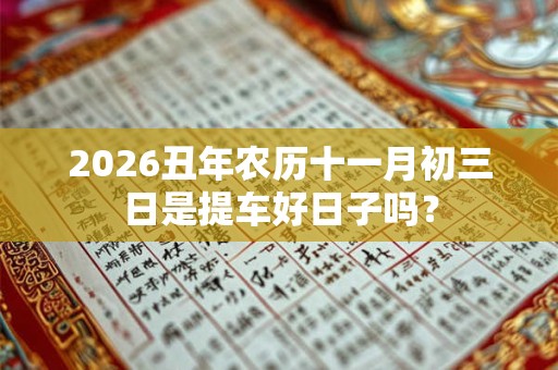 2026丑年农历十一月初三日是提车好日子吗？