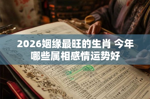 2026姻缘最旺的生肖 今年哪些属相感情运势好
