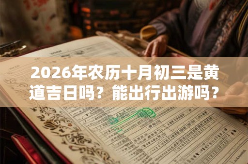 2026年农历十月初三是黄道吉日吗？能出行出游吗？