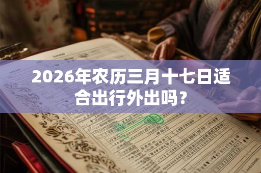 2026年农历三月十七日适合出行外出吗? 2026年农历三月十七日适合出行外出吗?