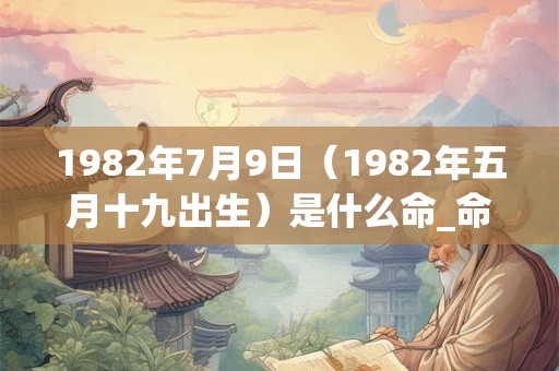 1982年7月9日(1982年五月十九出生)是什么命_命运如何 1982年7月9日(1982年五月十九出生)是什么命_命运如何