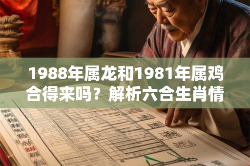 1988年属龙和1981年属鸡合得来吗?解析六合生肖情缘 1988年属龙和1981年属鸡合得来吗?解析六合生肖情缘
