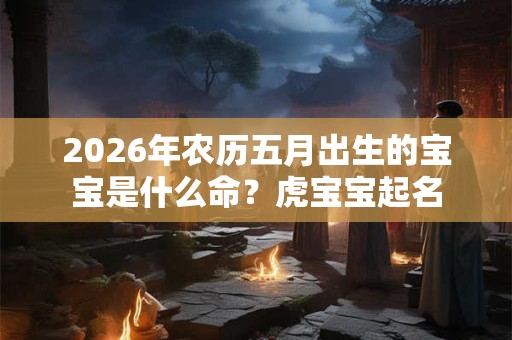 2026年农历五月出生的宝宝是什么命?虎宝宝起名 2026年农历五月出生的宝宝是什么命?虎宝宝起名