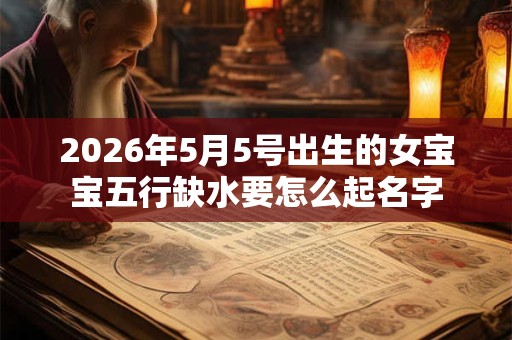 2026年5月5号出生的女宝宝五行缺水要怎么起名字