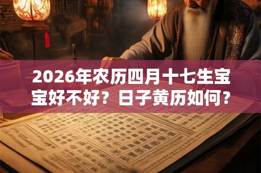 2026年农历四月十七生宝宝好不好?日子黄历如何? 2026年农历四月十七生宝宝好不好?日子黄历如何?